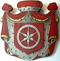 Kurmainzische Wappentafel aus der Mitte des 18. Jh. (Öl auf Holz)