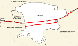 Lebanon – Mappa