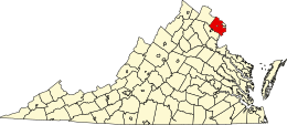 Contea di Fairfax – Mappa