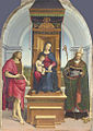 Retaule Ansidei, ca. 1505, al poc d'independitzar-se de Perugino