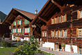 Ortstypische Chalets in Wilderswil, Kanton Bern