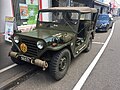 Willys Jeep aus den 1960er, dem Luxemburger Militär überlassen und nach Auserdienststellung als Weltkrieg II Fahrzeug aufgebaut
