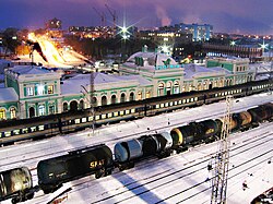 Syzran I railway station (built in 1874)