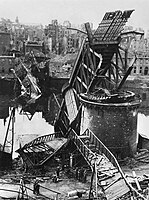 Pont National détruit (septembre 1944)