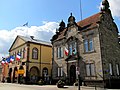 Historische rechtbank in Brumath naast het stadhuis