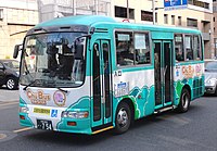 室内CNG車と屋根上CNG車 府中市ちゅうバス（京王バス中央）