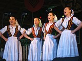 Traditional dress in Sanok, Slovakia