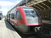 A TER Languedoc-Roussillon set at Carcassonne