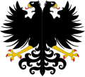 Moderne (und antike) Form des Doppeladlers (Heraldisches Muster)