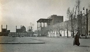 Het plein in de jaren dertig van de 20e eeuw
