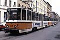 Kurzgelenkwagen Tatra KT4D in Gera, 1993