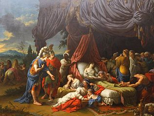 La mort de la femme de Darius, Louis Jean François Lagrenée
