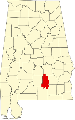 Koartn vo Crenshaw County innahoib vo Alabama