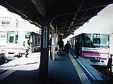 旧駅ホーム（2003年3月）