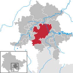 Saalfeld/Saale – Mappa