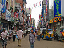 Straat in Colombo