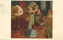 The Millinery Shop by Edgar Degas