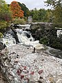 Remnants of mill foundations at the Third Falls