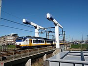 Spoorbrug Vlaardingen met Sprinter, 2017