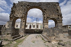 L’arc central, côté sud.