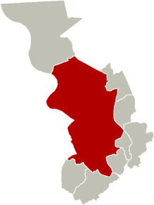Districtul Antwerpen pe harta Antwerpenului
