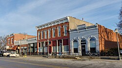 Downtown Macedonia, Iowa