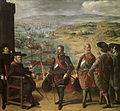 El puerto de Cádiz de Zurbarán no museo do Prado en Madrid.