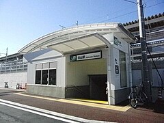 The south entrance in September 2013