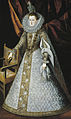 Juan Pantoja de la Cruz, Margarita de Austria Óleo sobre lienzo, 204x122 cm, 1606.