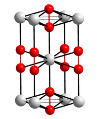 Kristallstruktur von Strontiumperoxid