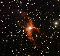 La nébuleuse NGC 6537 captée par le New Technology Telescope de l'observatoire de La Silla.