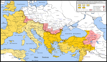 Das Römische Reich beim Tod Konstantins