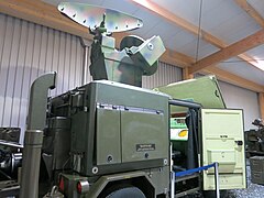 Un Appareil de conduite du tir 75 des Forces aériennes suisses au Flieger Flab Museum.