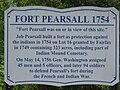 New Fort Pearsall historical marker