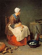 Jean-Baptiste-Siméon Chardin, The Kitchen Maid (1738)