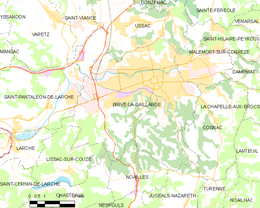 Brive-la-Gaillarde – Mappa