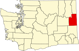 Contea di Spokane – Mappa