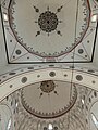 Interior of the two main domes of the mosque