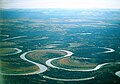 Meandros abandonados do río Nowitna, en Alasca