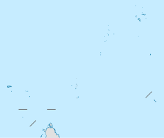 Mapa konturowa Seszeli, u góry po prawej znajduje się punkt z opisem „Saint-Pierre”