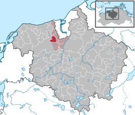 Kaart van Stäbelow