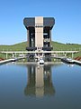 Strépy-Thieu boat lift. The modern boat lift, built at the beginning of the 21st century.