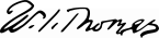William Isaac Thomas, podpis (z wikidata)