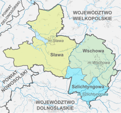 Plan powiatu wschowskiego