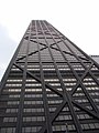 Vista lateral del John Hancock Center.