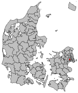 Locatie van gemeente Albertslund