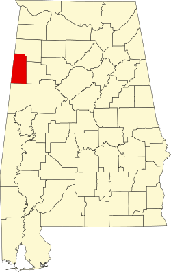 Koartn vo Lamar County innahoib vo Alabama