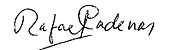 Signature de Rafael Cadenas