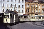 Die Nachkriegstype der Linzer Straßenbahn lieferte SGP ebenso…