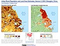 Population density and elevation above sea level